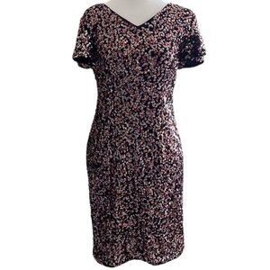 Vince Camuto Cocktail Party Sequin Short Mini Dress size 0